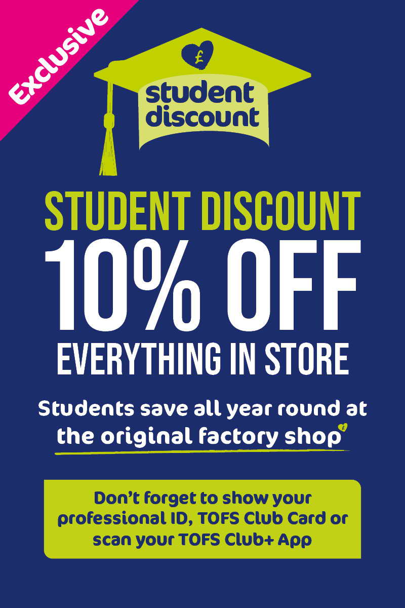 Student Discount - 10% Off Everything In-Store