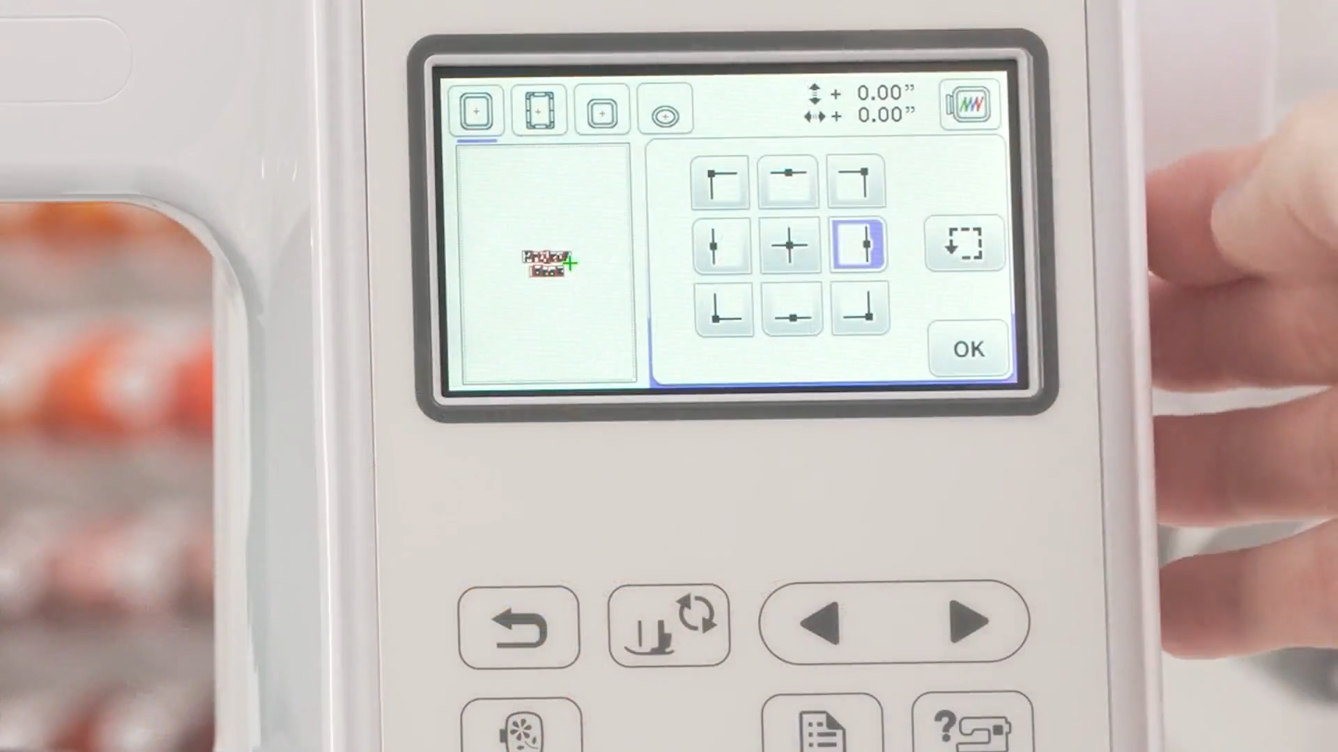 Brother NS1850D Trace Function for Positioning