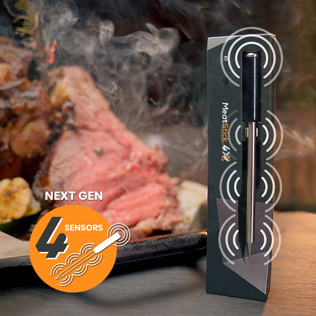 MeatStick 4 Next Gen Quad Sensors Wireless Meat Thermometer