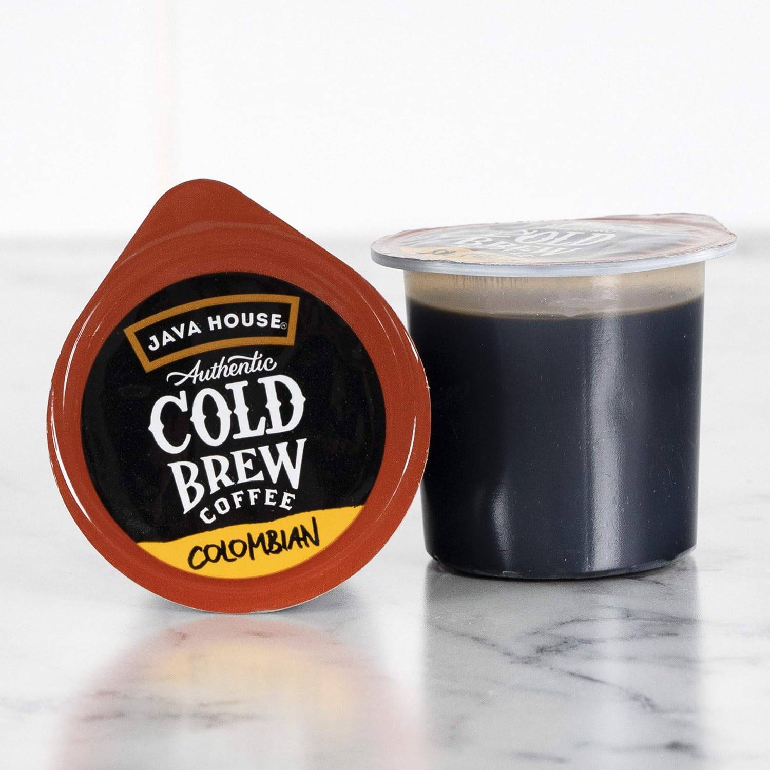 Java House Cold Brew Coffee Colombian Concentrate Single Serve Liquid Pods
