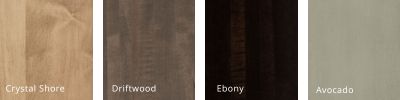 Amish Table Brown Maple Wood Guide Popular Stains