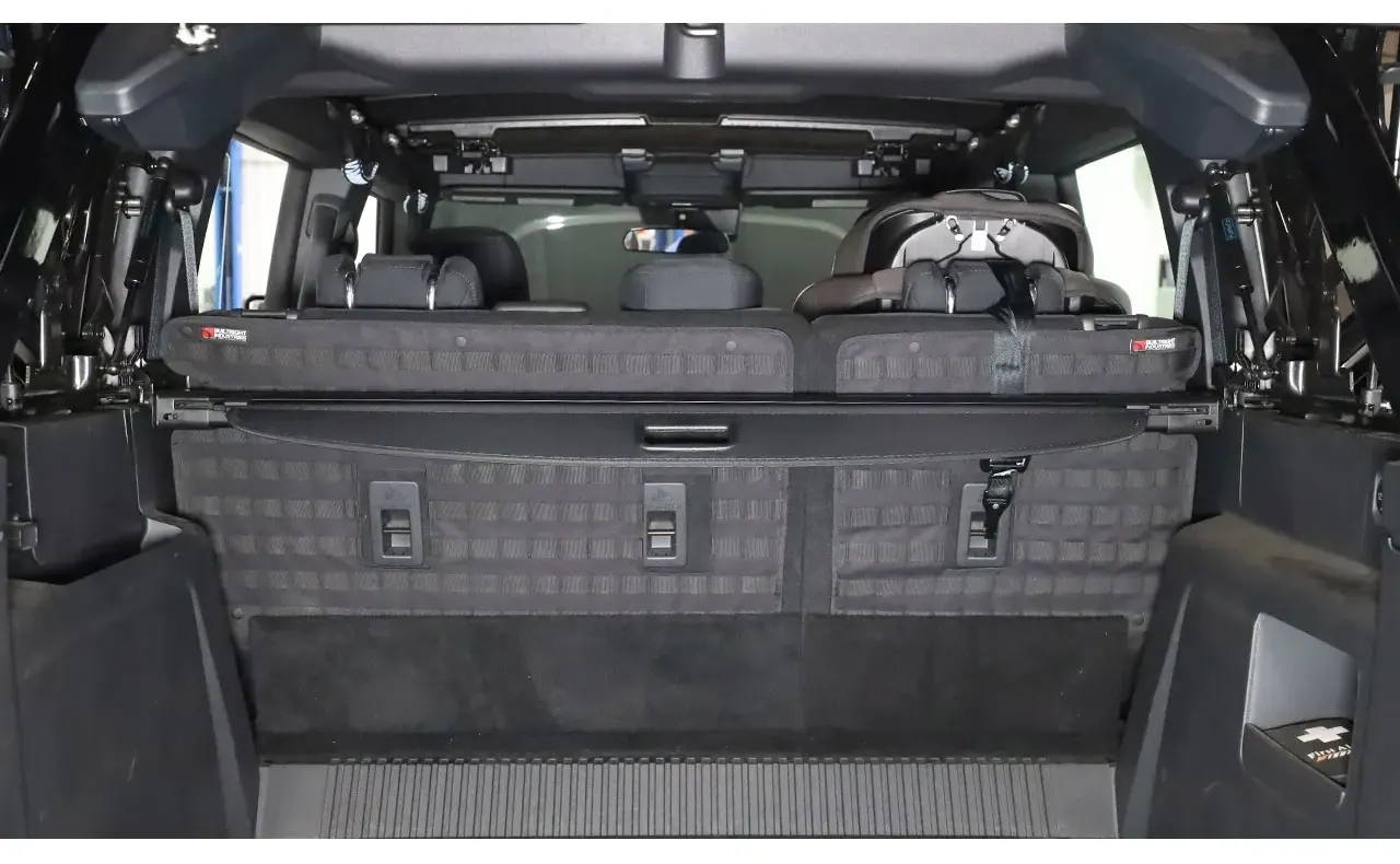 IAG I-Line Trunk Cargo Cover for 2021+ Ford Bronco Four Door Hard Top - Retract