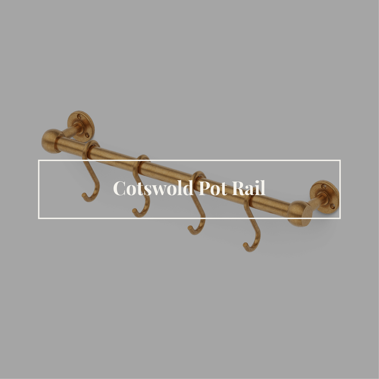 Cotswold Pot Rail with S Hooks