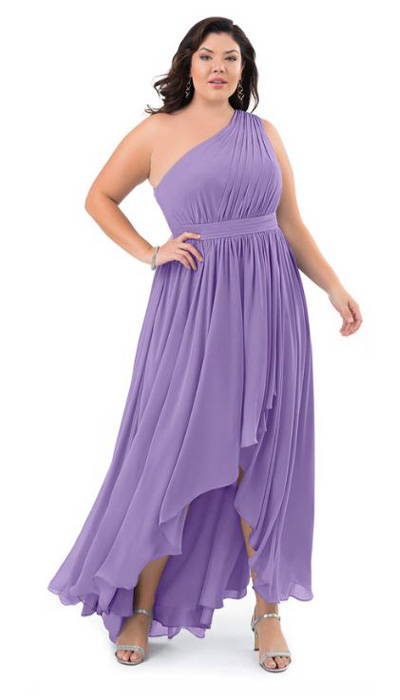 Lilac Color Bridesmaid Dress on Azazie
