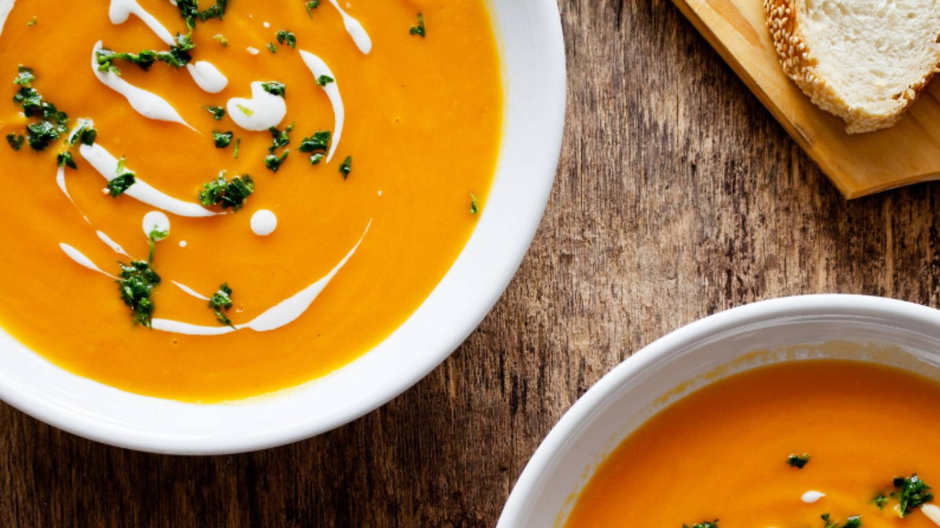 Pumpkin Coconut Curry Soup