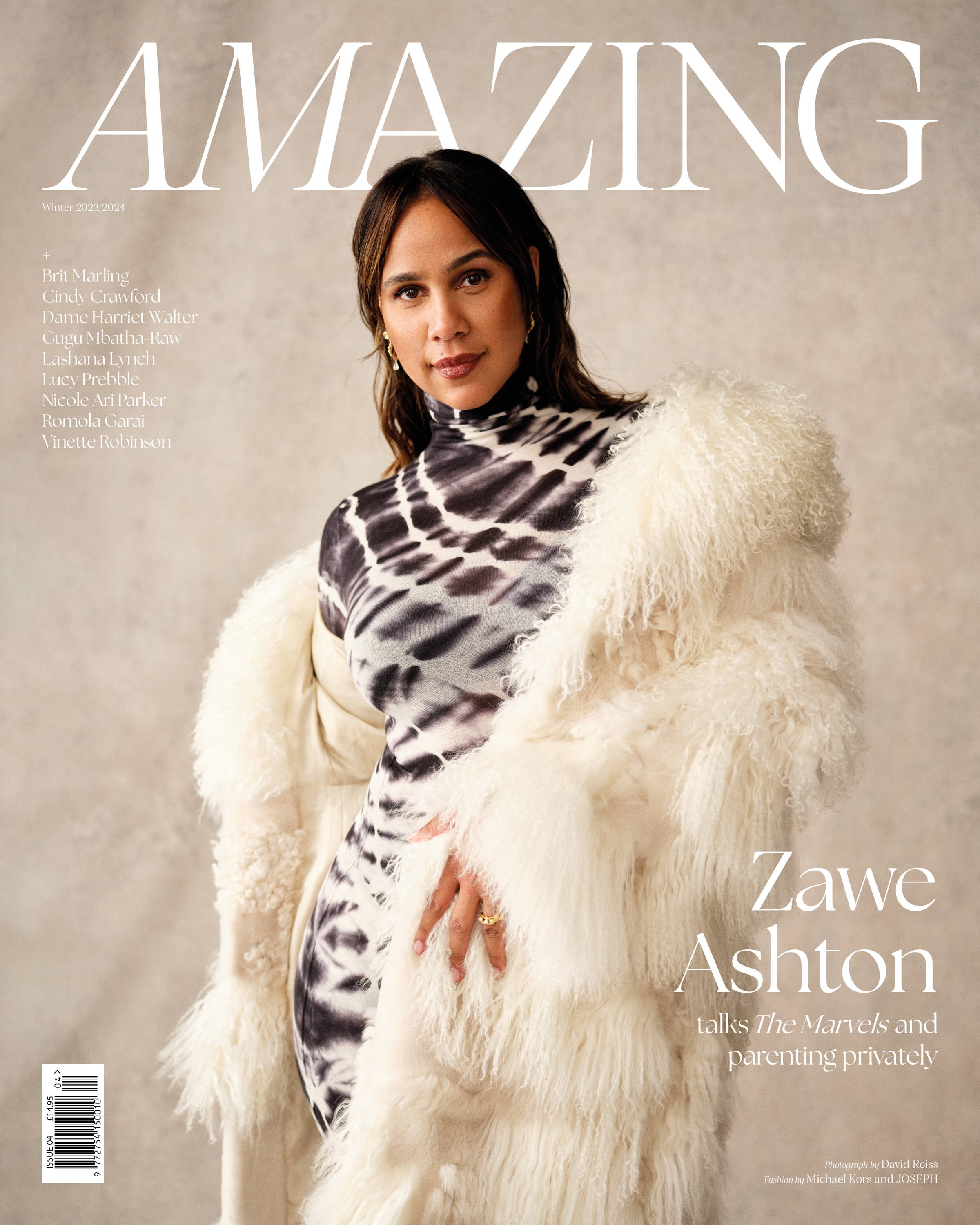 Zawe Ashton covers AMAZING magazine issue 4 by David Reiss