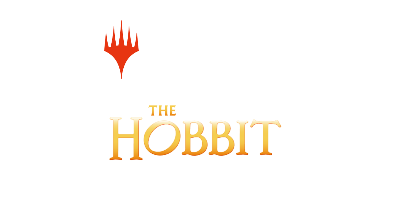 Magic: The Hobbit logo with stylized text and a Planeswalker symbol.