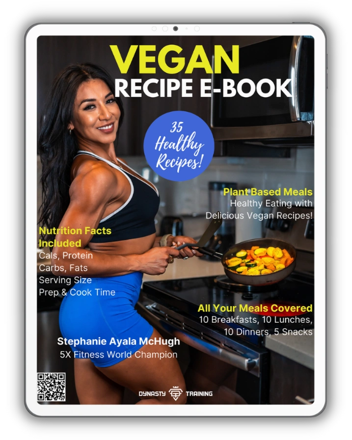 Vegan recipe e-book with Stephanie Ayala McHugh