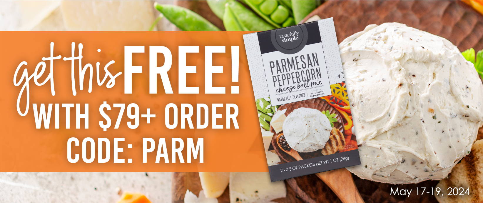 get this free! | parmesan peppercorn cheese ball mix