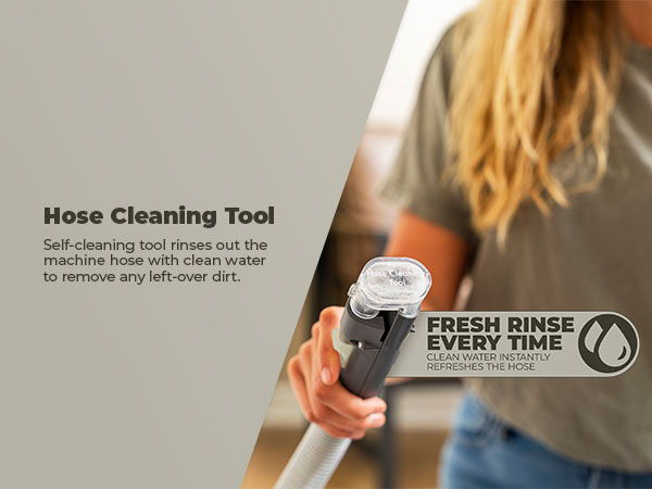 Close-up image of the included hose cleaning tool