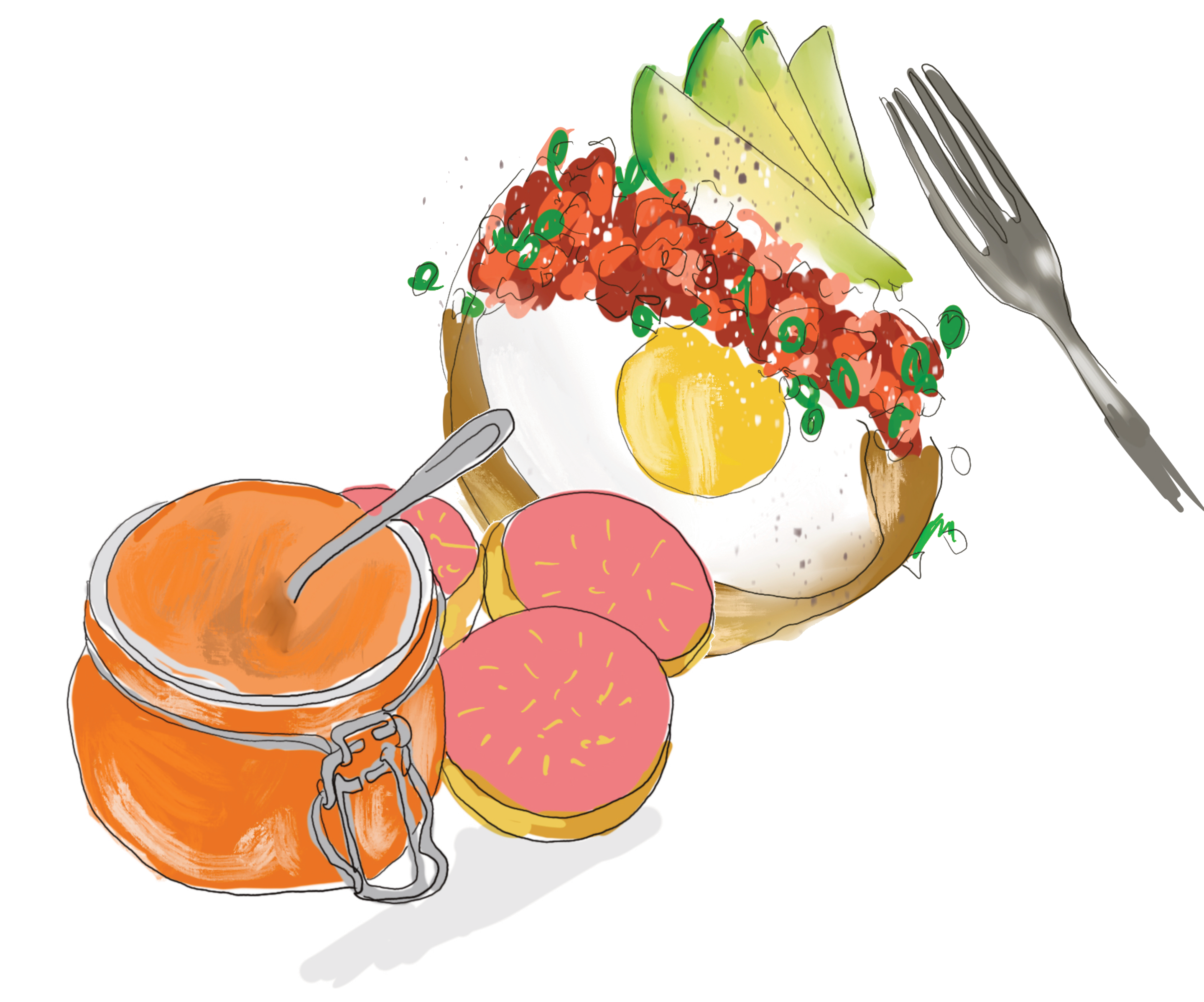 Illustration of Food