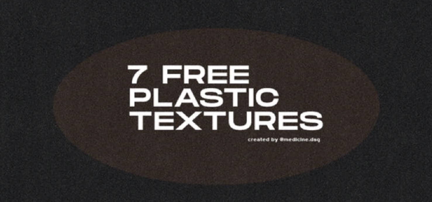 Free retro plastic texture mockups