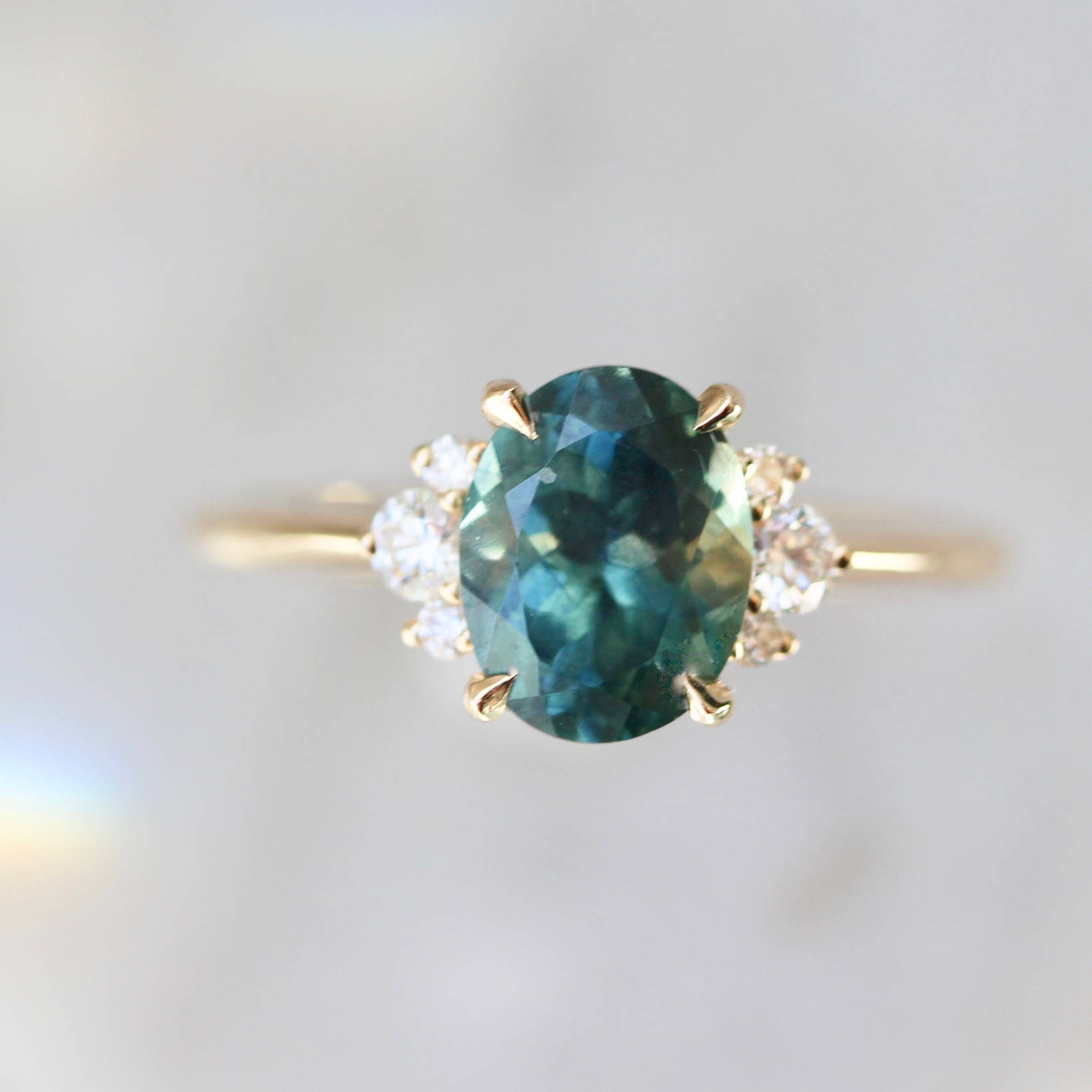 ethically sourced montana Sapphire Ring by Gem Breakfast