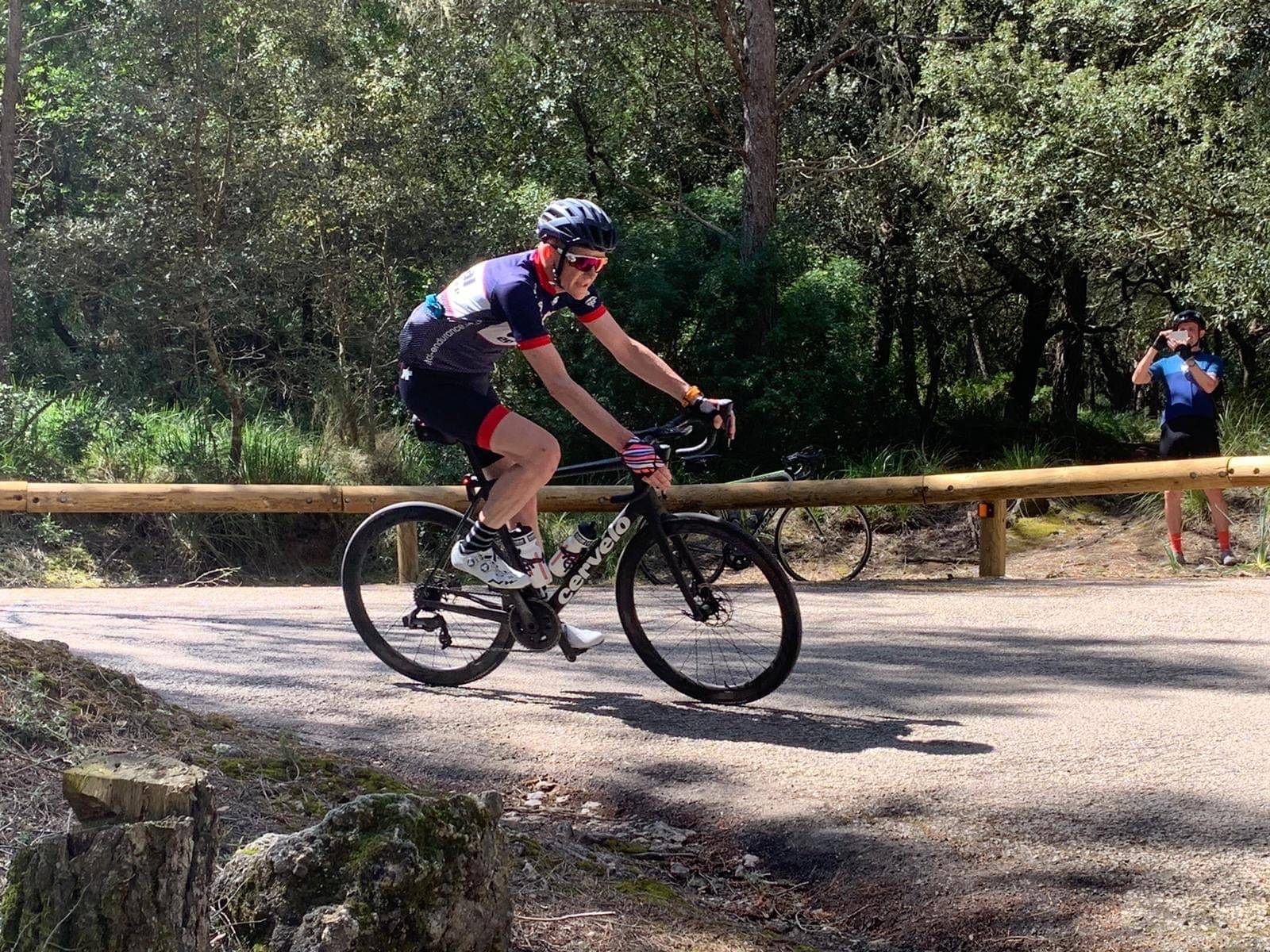 Ken cycling in Mallorca 