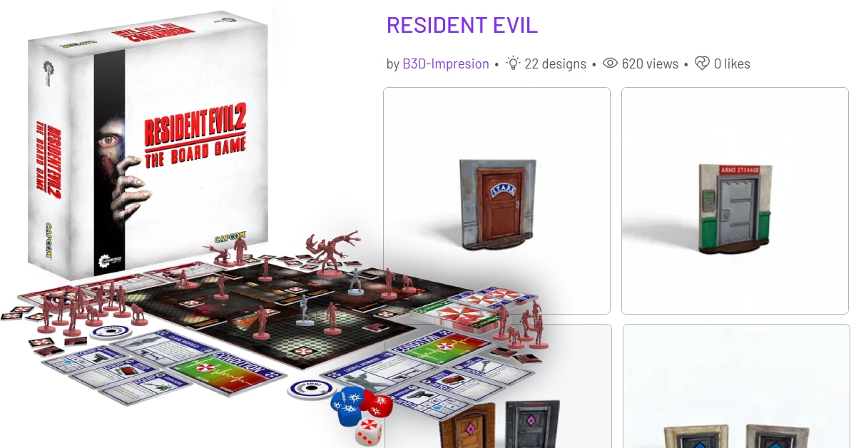 Steamforge Games' Resident Evil 2: The Board Game
