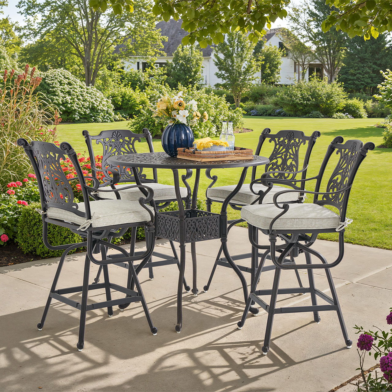 Napes 5pc. Outdoor Bar Set