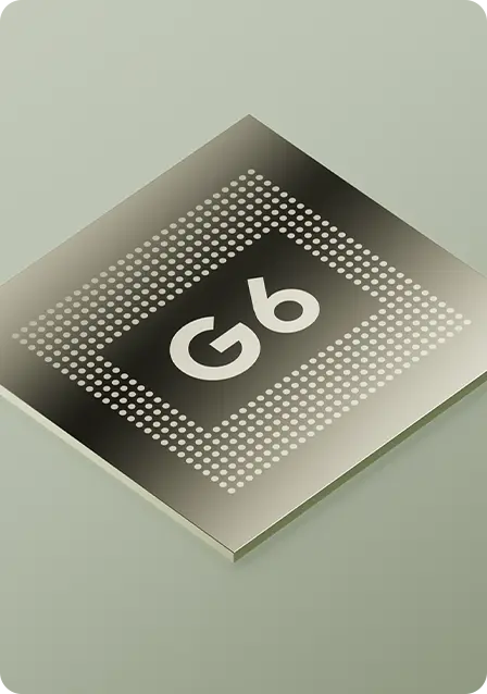 Graphic of a G6 processor on a light green background.