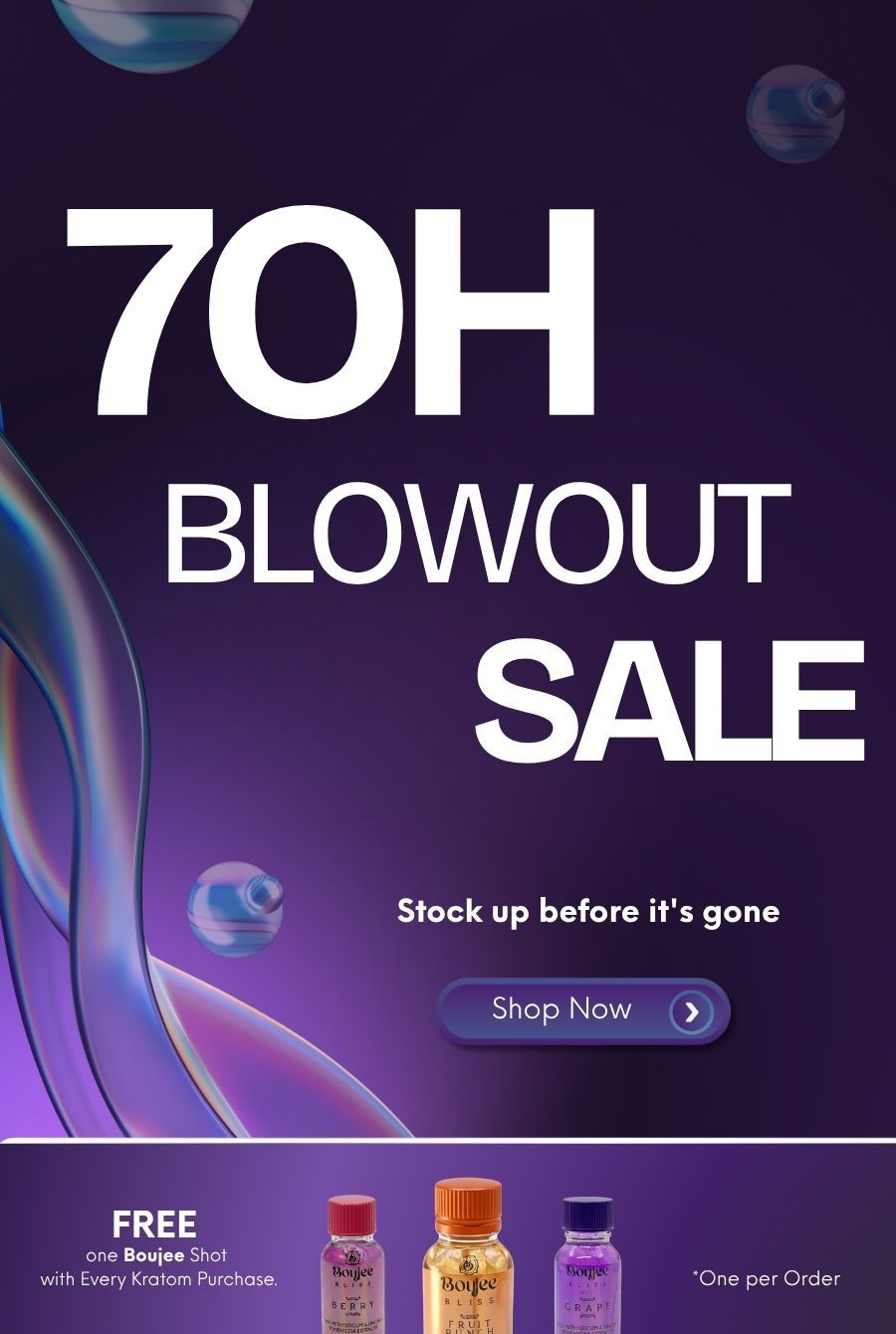 70% Blowout Sale - Stock up before it’s gone. Shop Now.