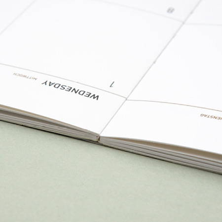 Opens flat - 2020 Big dated monthly planner