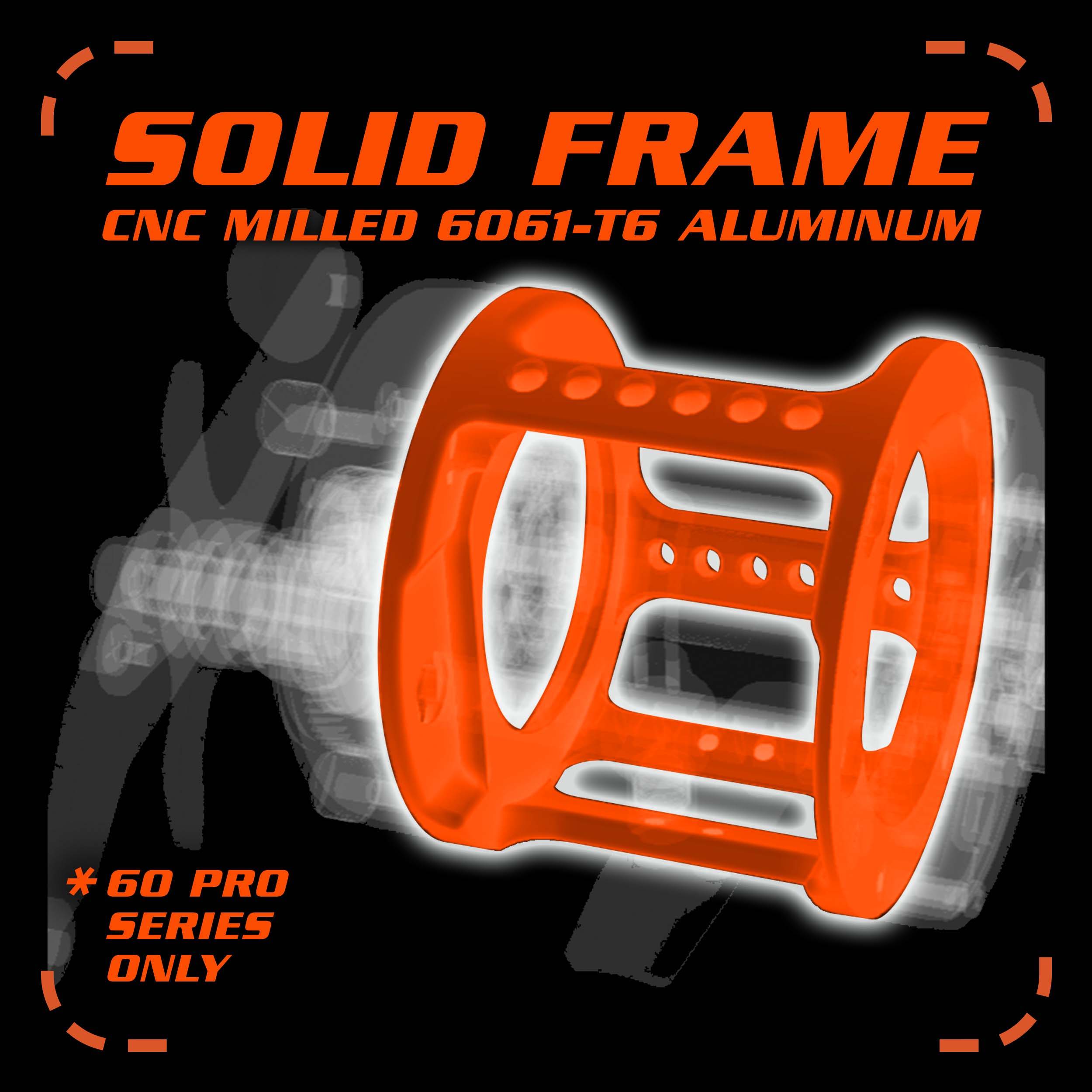 All aluminum one-pece CNC frame