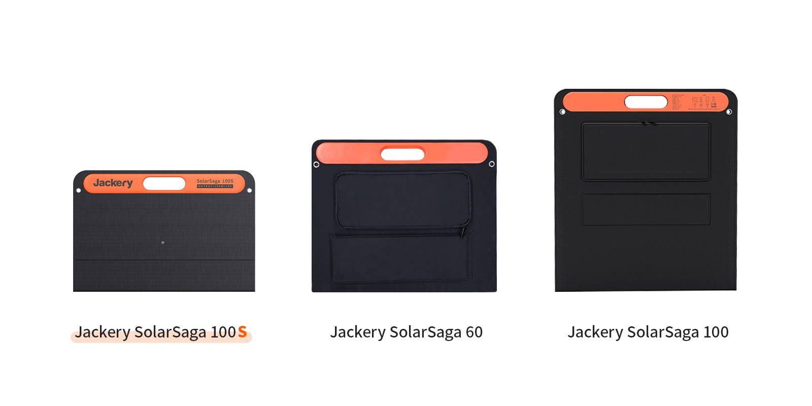 Jackery SolarSaga 100Sは、従来のソーラーパネルと比べてサイズが小さくて持ち歩きやすい