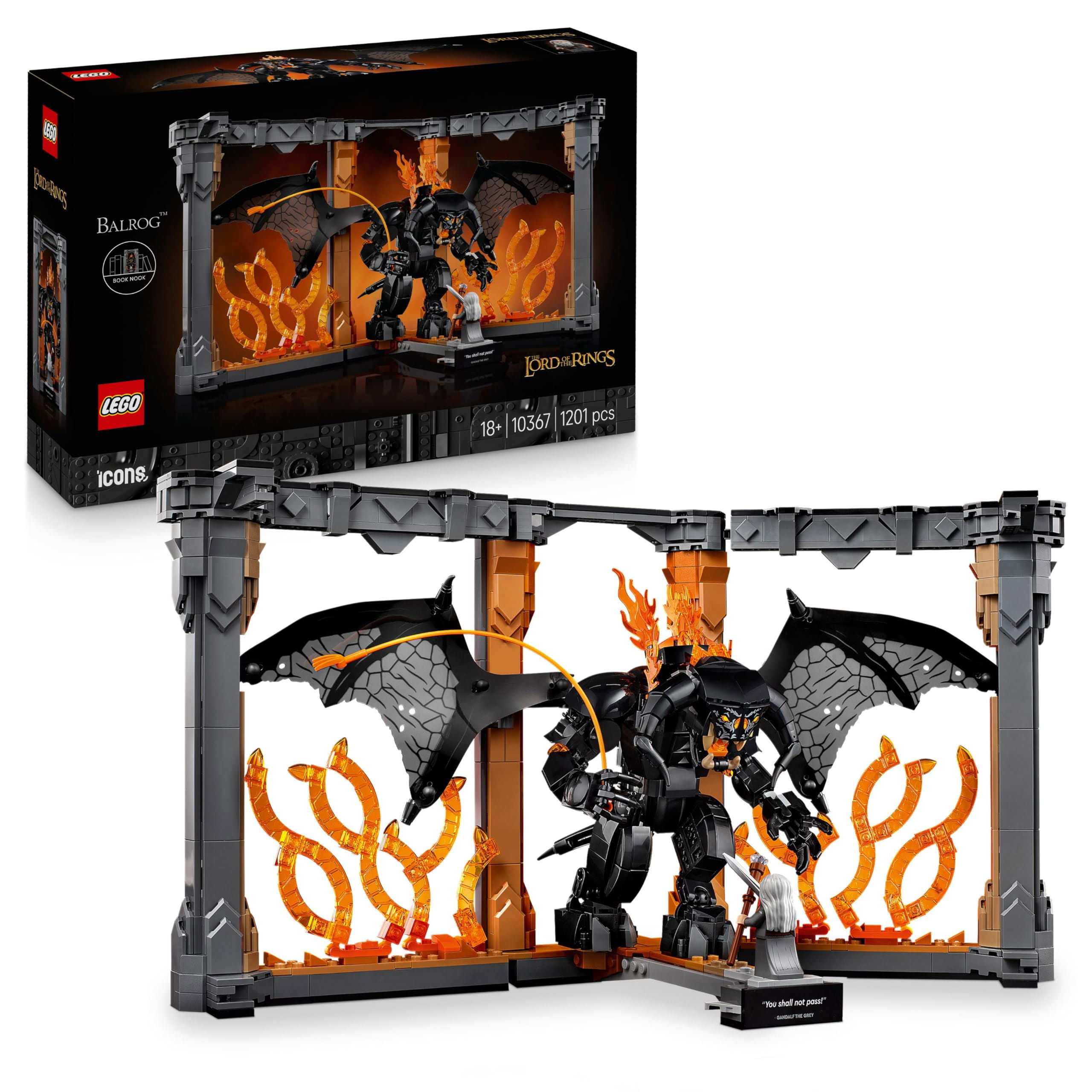 LEGO set the Balrog and Gandalf for Tolkien reading day.