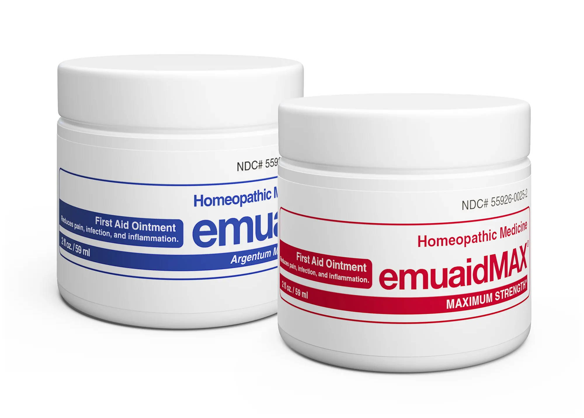 This is a picture of the EMUAID® Regular First Aid Ointment 2oz and the EMUAID® Therapeutic Moisture Bar.  