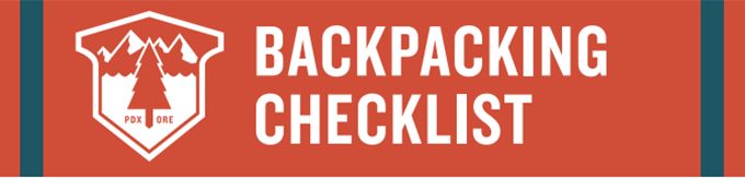 backpacking checklist