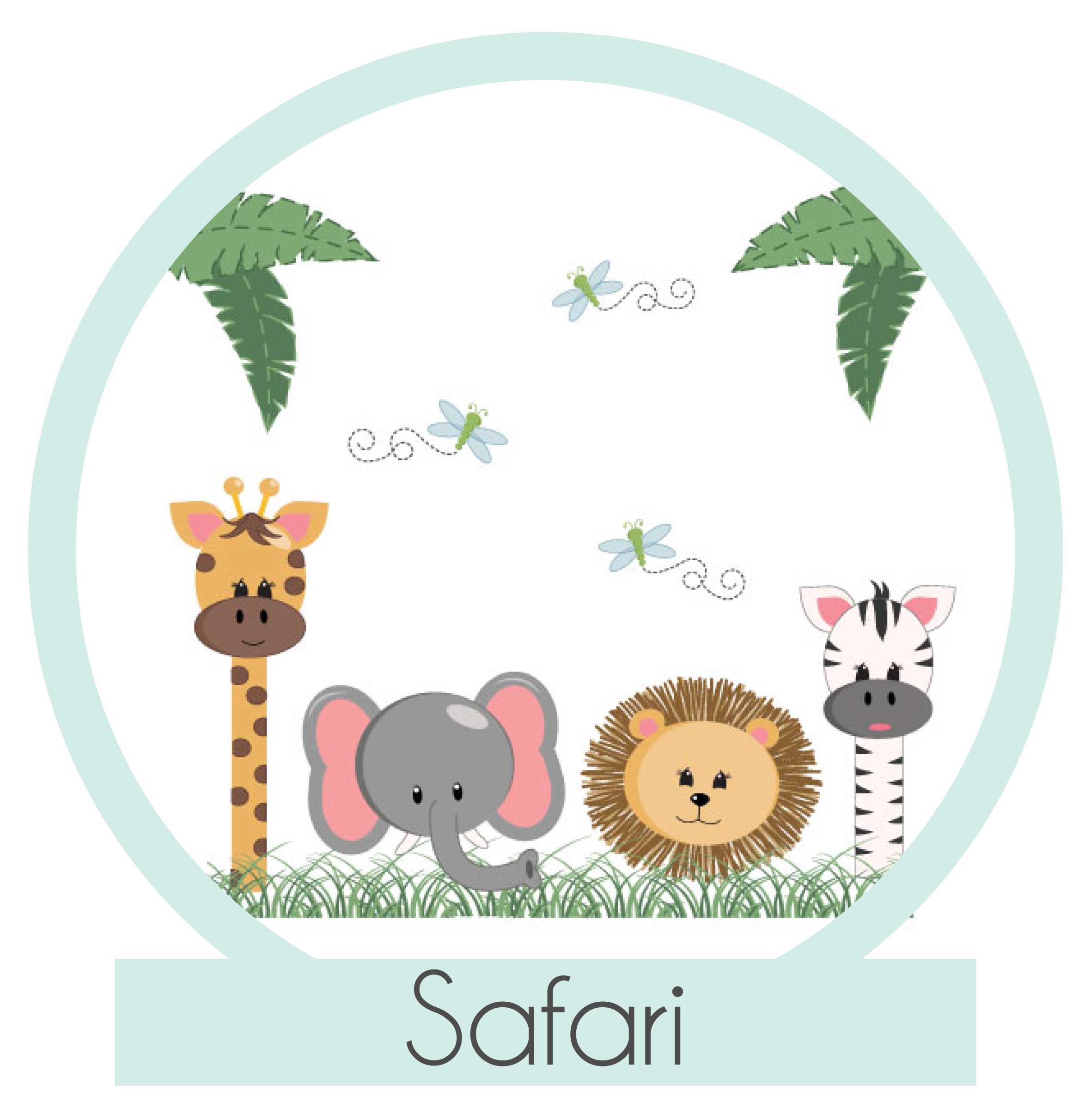 personalized jungle animal baby gift
