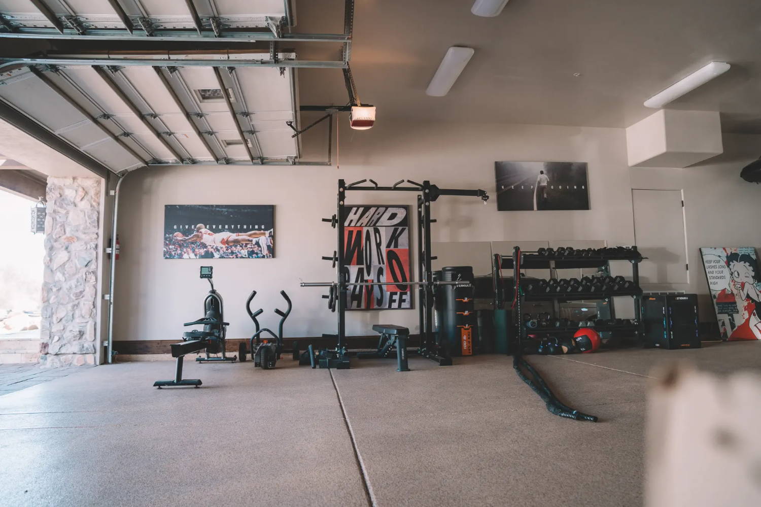 Sloped Garage Gym Floor? (Here’s How To Level It Safely)