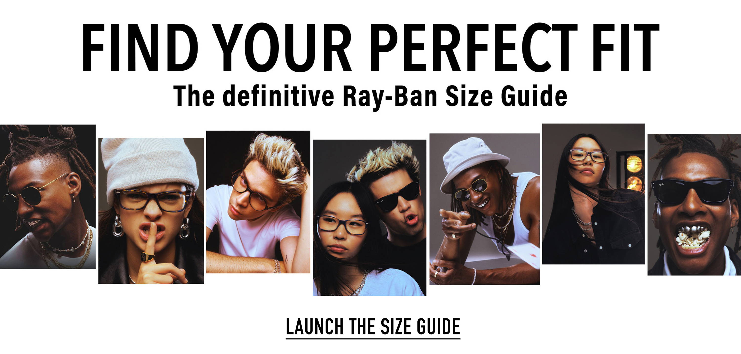 ray ban size guide