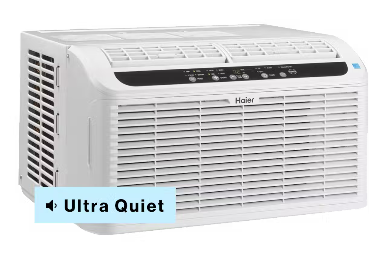 Haier window air conditioner ultra quiet serenity model.