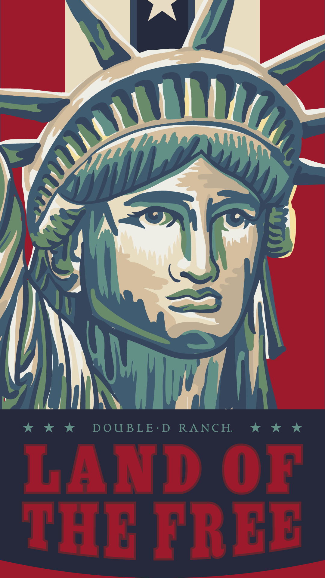 Lady Liberty Phone Background