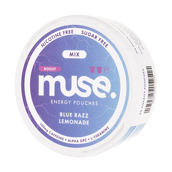 Muse Energy Pouches in Blue Razz Lemonade