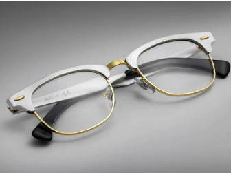 Ray-Ban aluminium clubmaster glasses