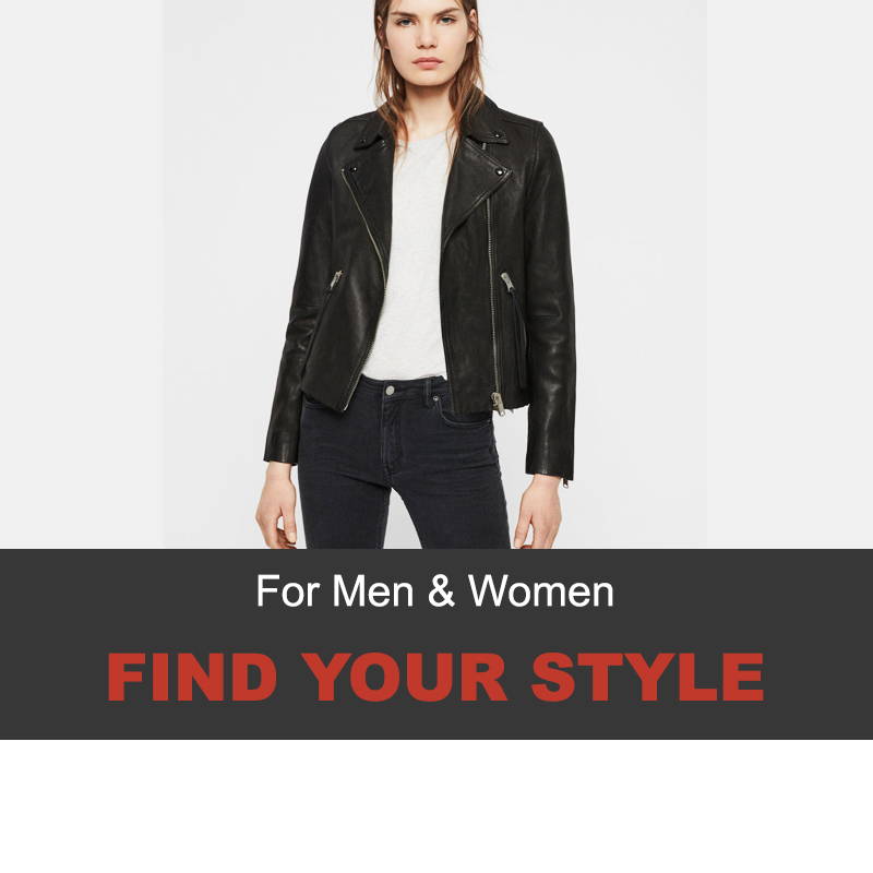 AllSaints jackets for men and women