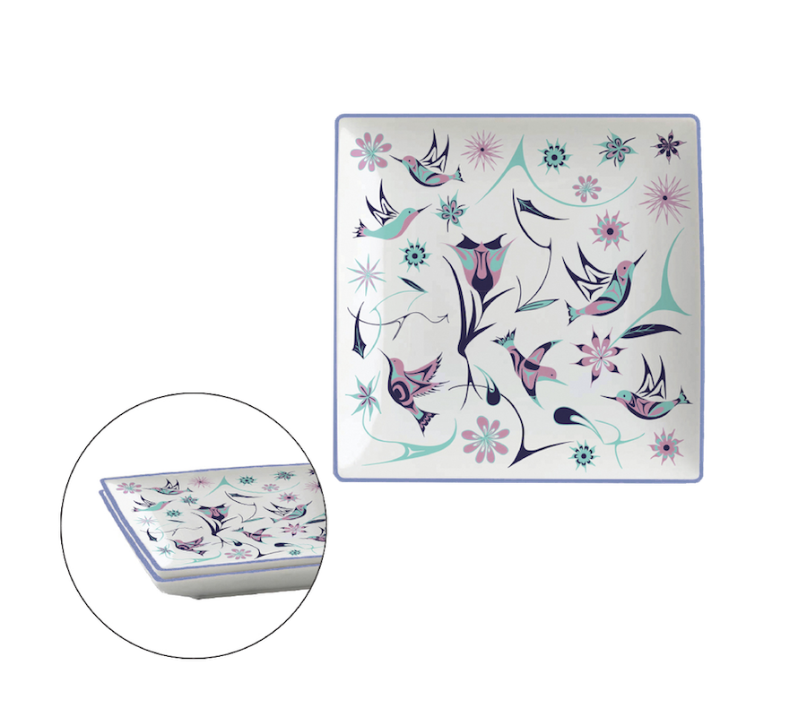 Hummingbirds — Appetizer Plates (Set of 2)