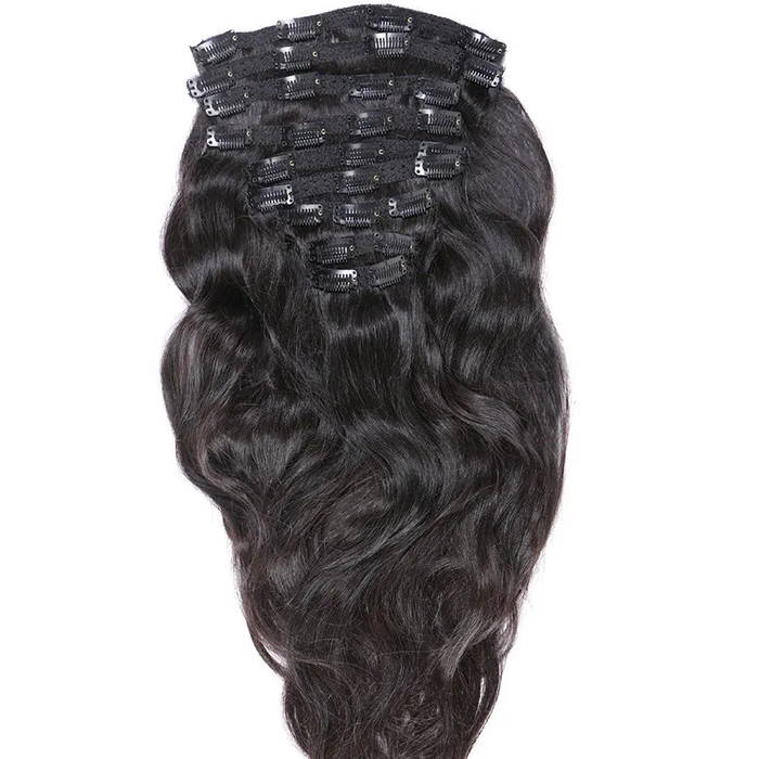 Clip-Ins wavy hair extensions