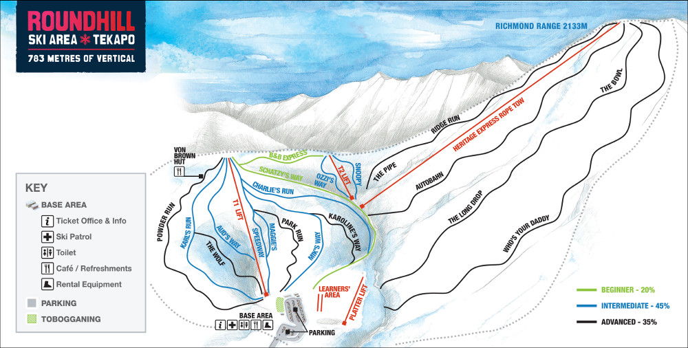 round hill trail map