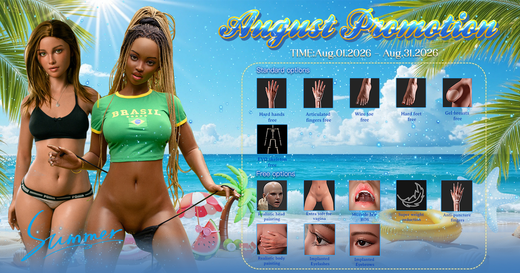 Lusandy August Promotion Banner