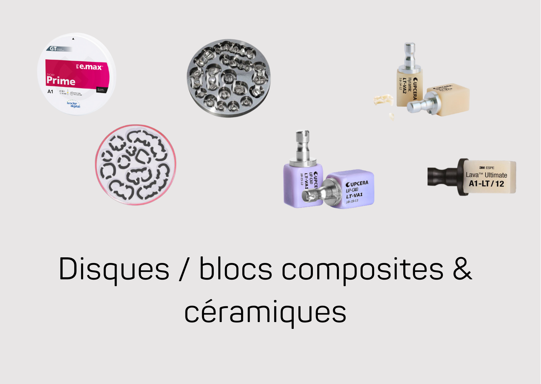 Disques / Blocs composites & céramiques