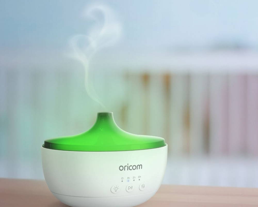 Oricom 4 in 1 Aroma Diffuser, humidifier, night light and speaker