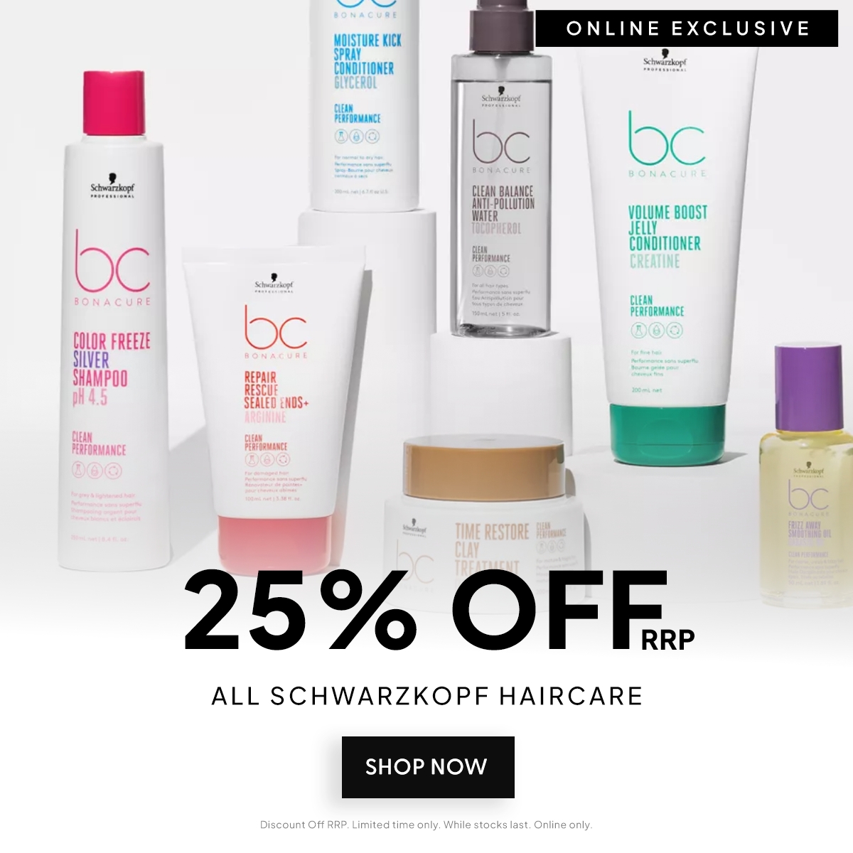 25% off all schwarzkopf