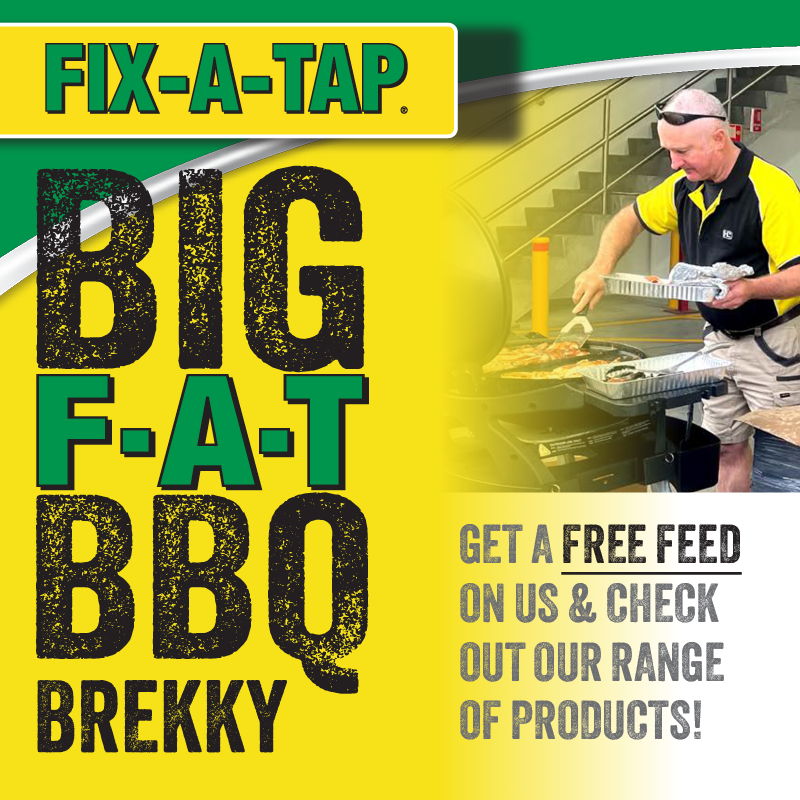 Promotional image for BBQ event with text and a person cooking.