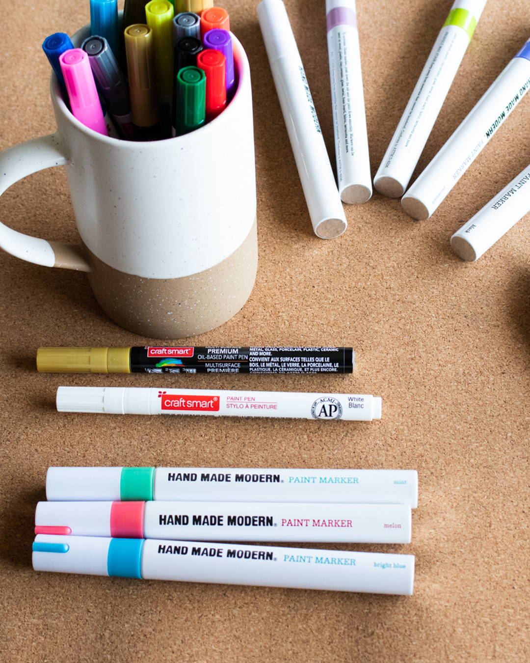 Premium Oil-Based Paint Pens by Craft Smart in White | Michaels