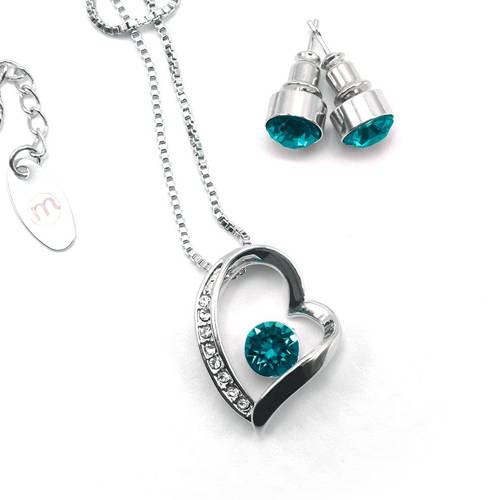 Magiistino joyeria Costa Rica Barulu Swarovski plata
