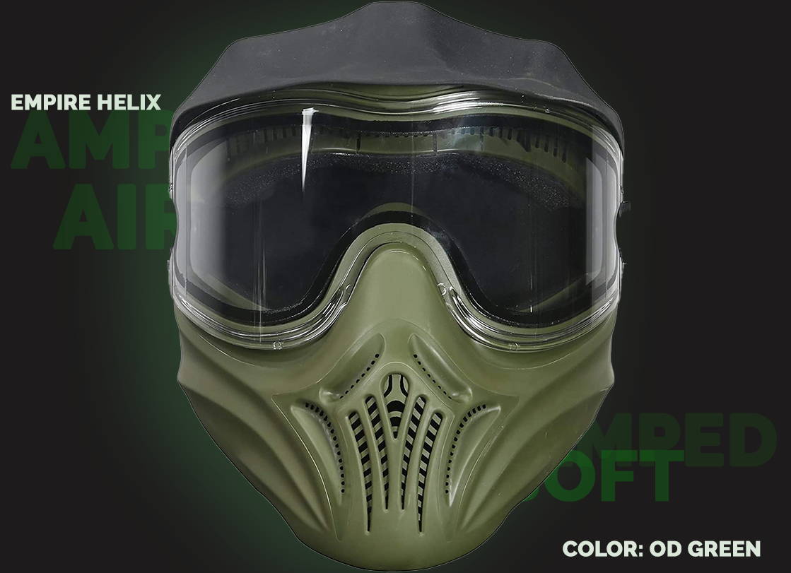 Empire Helix Full Face Airsoft Mask Paintball Goggles in OD Green