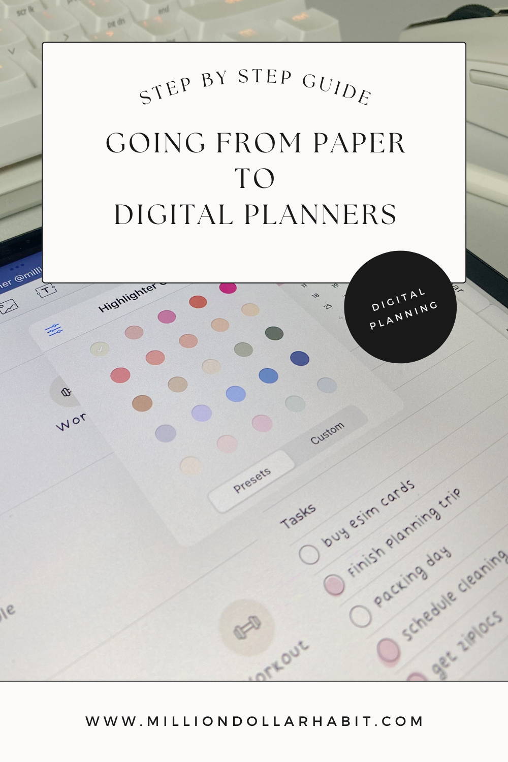 going from Paper to Digital Planners