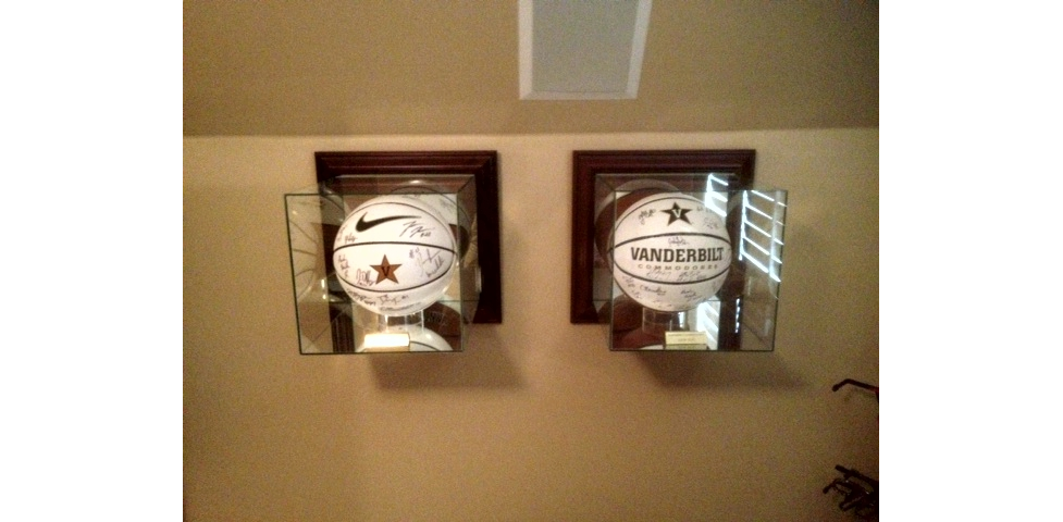 Basketball Display Cases