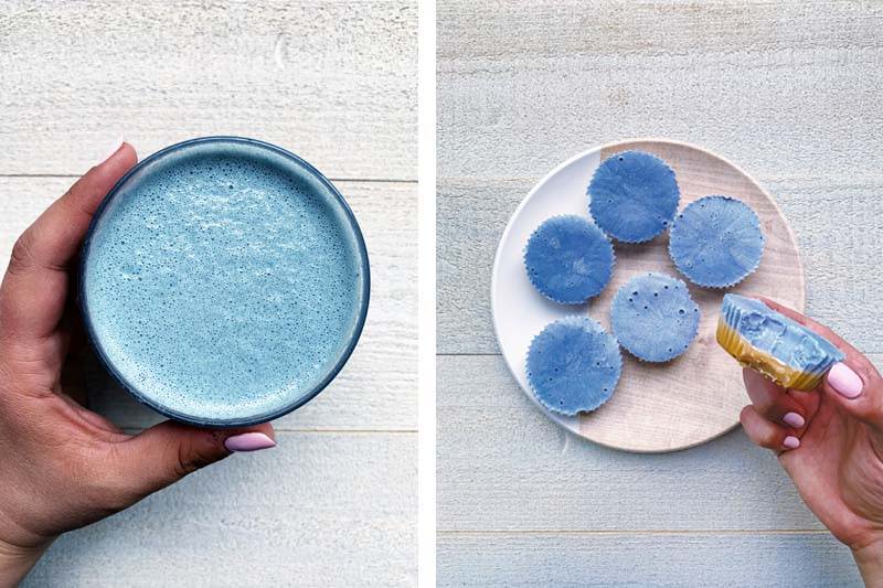 Pure Feast – Blue Matcha Recipes: Lattes and Fat Bombs